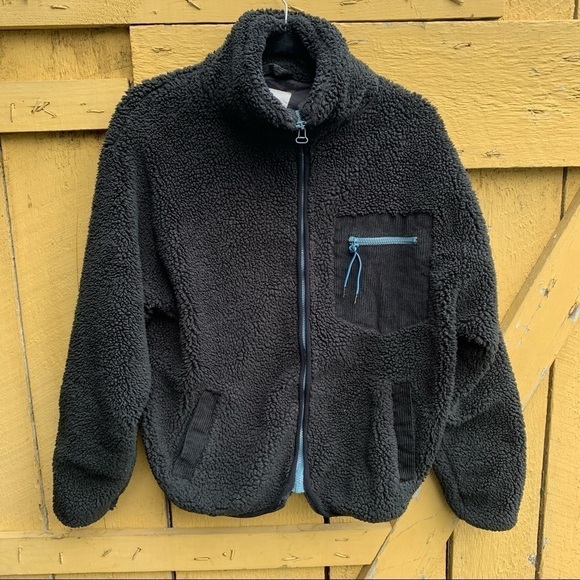 Urban Outfitters Teddy Fleece Winter Jacket Womens - Picture 1 of 5